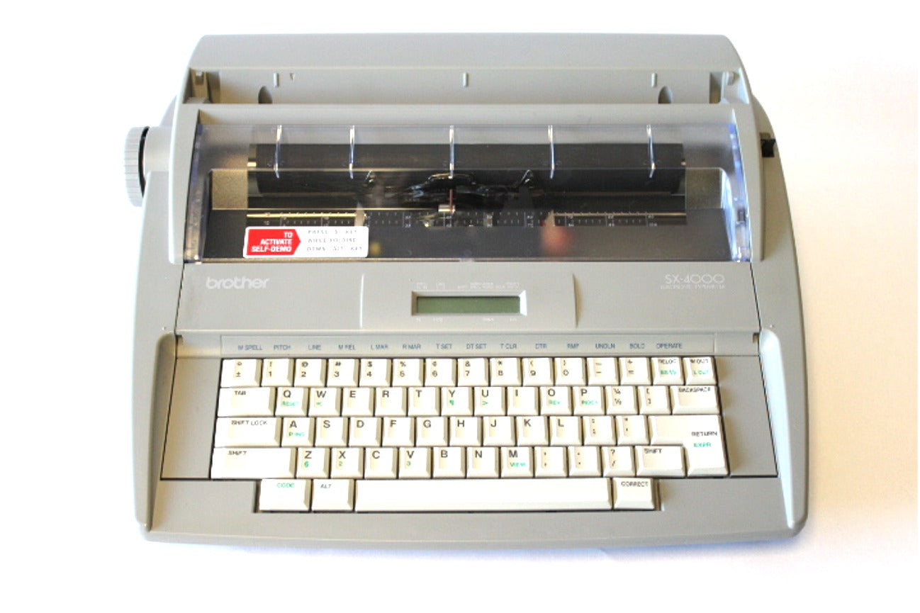 Brother SX-4000 Electronic Typewriter Refurbished by Around The Office