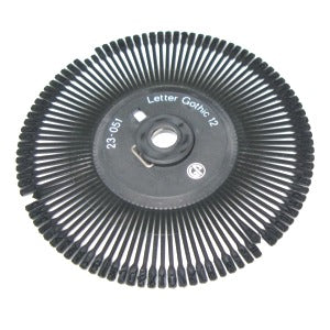 Royal Typewriter Printwheel Letter Gothic 12 - Adler Royal Typewriter Supplies