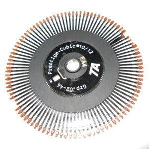 Royal Typewriter Printwheel Prestige Cubic 10/12 - PW-ROY-PC1012