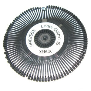Xerox Typewriter Printwheel Letter Gothic 15 - 6000 Series - 9R87565