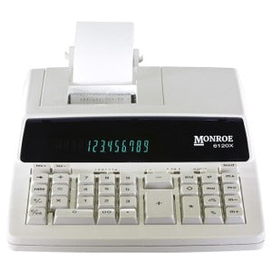 Monroe Calculator 6120X Medium Duty Desktop Printing