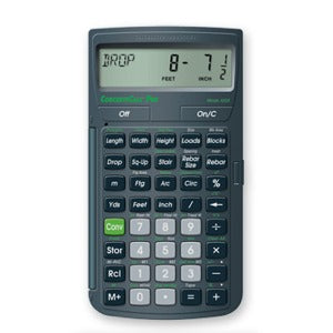 Calculator 4225 ConcreteCalc Pro Calculated Industries