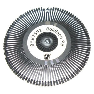 Xerox Typewriter  Printwheel -  Boldface PS - Xerox Typewriter Supplies