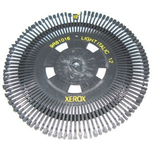 Xerox 600 Series Printwheel Light Italic 12