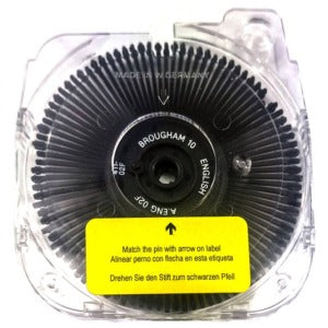 Brother Typewriter Daisy Wheel  - 411 - Brougham 10